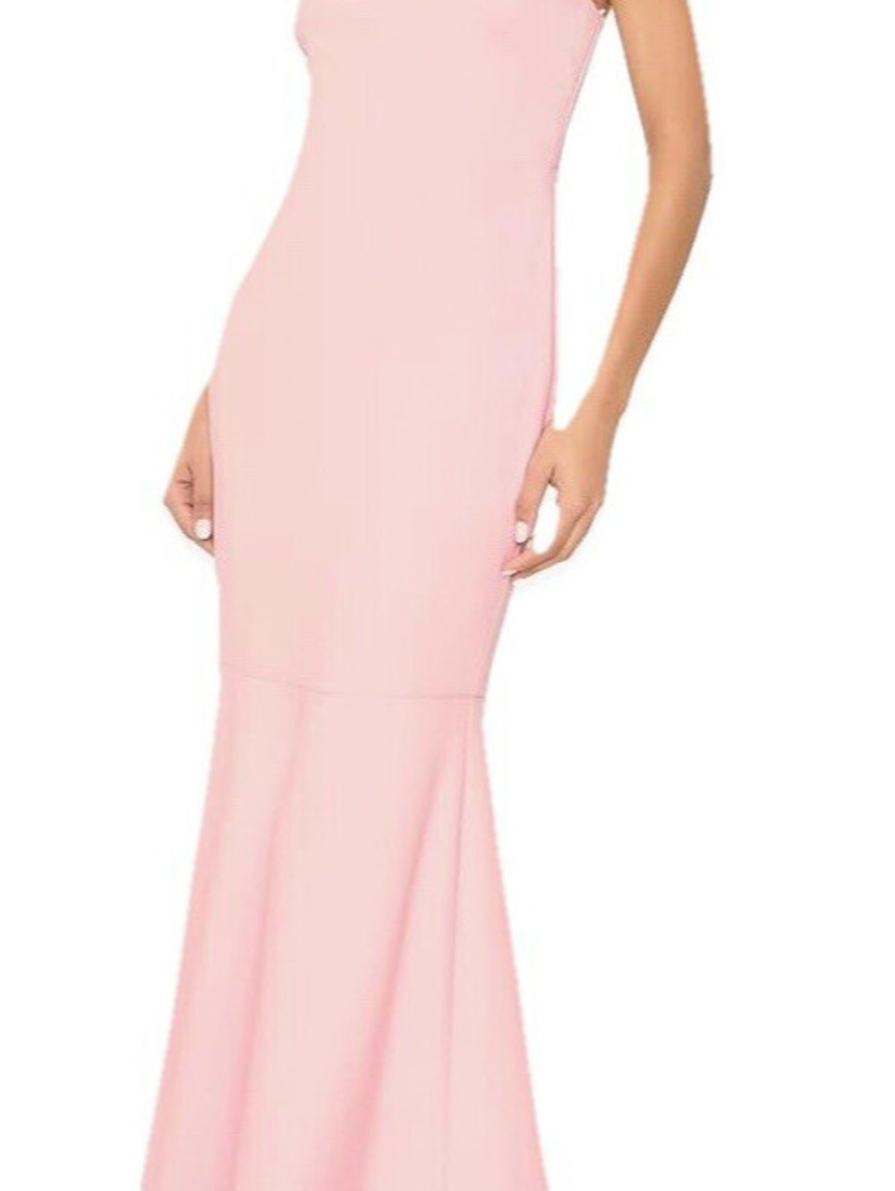 Likely Nia Mermaid Gown Maxi Sleeveless Keyhole Halter Neck Pink Elegant Size 0